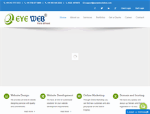 Tablet Screenshot of eyewebsolution.com